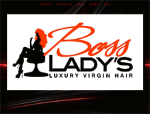 Tablet Screenshot of bossladyshair.com